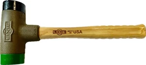 Lixie Deadblow Hammer 250H-MH  2-1/2" Dia. Faces, Hard & Medium - Picture 1 of 1