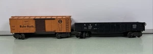 Lionel O Gauge Pennsylvania Baby Ruth Candy X 2454 Box Car & 6462 Black Gondola - Picture 1 of 9