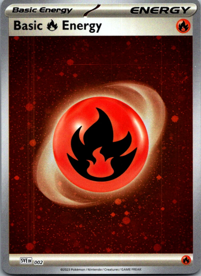 Basic Fire Energy (Cosmos Holo) Common SV01: Scarlet & Violet Base Set 002 NM - Image 1 of 1