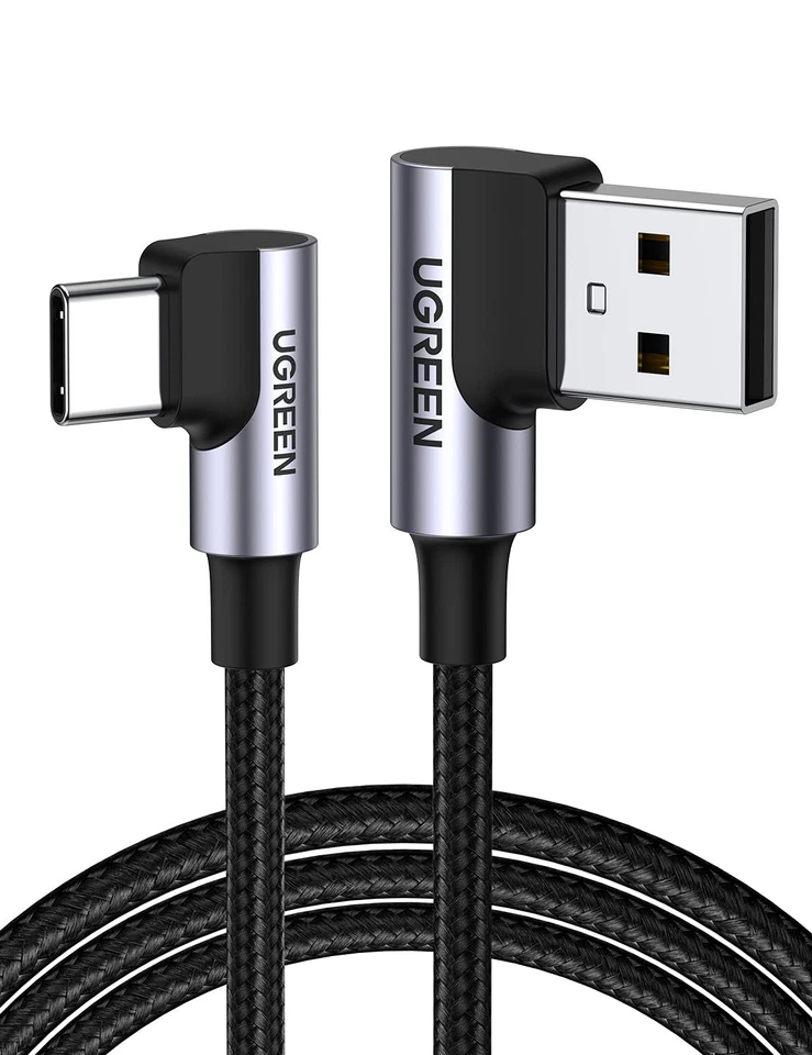 UGREEN USB to USB C Cable 90 Degree USB C Fast Charging Cord Compatible with ... - Image 1 of 4
