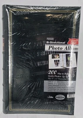 Paquete de 2 álbumes de fotos de cuero unido Pioneer sellados de fábrica para 400 (4x6) #463000 Foto 1 de 4