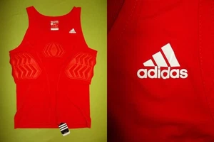 NEU Padded Tank Shirt ADIDAS TECHFIT (3XL) (XXXL) Basketball Protect Shirt ROT - Bild 1 von 10