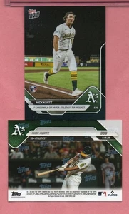 Nick Kurtz 2025 Topps NOW BLACK Rookie Athletics 1st Walk-Off RC 7/10 A's #306 - Picture 1 of 1