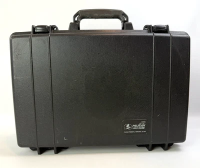 Pelican 1490 Weatherproof Laptop Hard Case Good Condition 18"x12" No Keys - Image 1 of 4
