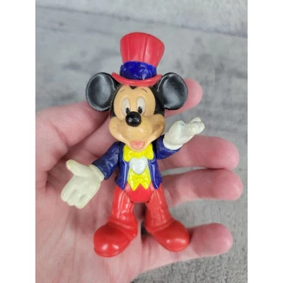 Figura de Mickey Mouse de colección de Disney sombrero de copa artista de circo juguete coleccionable Foto 1 de 4