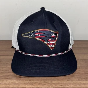 '47 New England Patriots Navy/White USA Flag Fill Trucker Adjustable Hat Cap - Bild 1 von 5