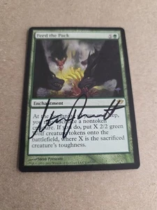 Feed The Pack  Signed By Steve Prescott Magic the Gathering - Picture 1 of 1
