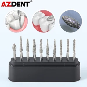 AZDENT Dental Zirconia Cutting FG Diamond Burs Kit for High Speed Handpiece - Picture 1 of 14