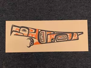 Barry Herem ~Diseño para una Canoa No.1~ LE 11/50 Águila Serigrafía Estampado Artístico Firmado - Imagen 1 de 8
