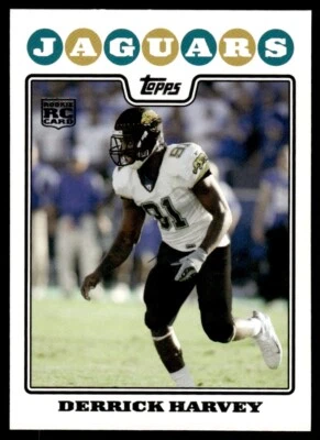 2008 Topps Derrick Harvey Rookie Jacksonville Jaguars #403 - Image 1 of 2