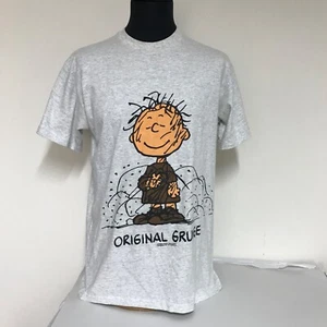 Vintage Grunge Pigpen Peanuts T-Shirt Grau Herren Large Baumwolle 90er Snoopy Cartoon - Bild 1 von 9