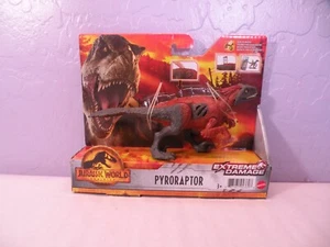 Jurassic World Dominion Extreme Damage PYRORAPTOR 2022 Dino Action Figure - Picture 1 of 7