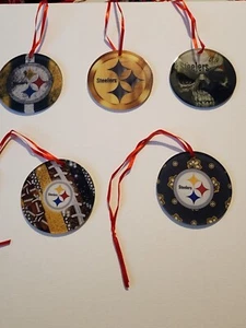 Adorno de 3 pulgadas NFL Pittsburgh Steelers - Imagen 1 de 6