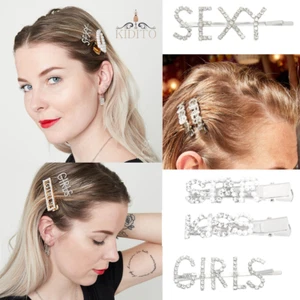 Pinza para el cabello perlas clip para el cabello perla brillante pedrería pinza para el cabello accesorios para el cabello SEXY  - Imagen 1 de 13