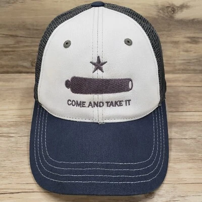Come and Take It Flag Hat Cap Embroidered Mesh Snapback Adjustable - Image 1 of 4