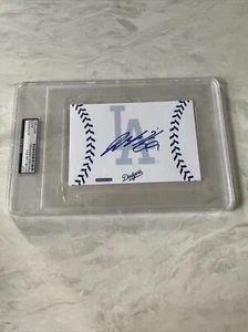 Hyun Jin Ryu Los Angeles Dodgers Signed Auto Paper index card PSA/DNA blue jays - Picture 1 of 7