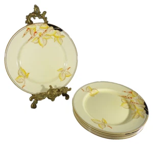 Vintage Art Deco 1930 Crown Devon Fielding's Ranlagh Pattern Salad Plates Qty 6 - Picture 1 of 8