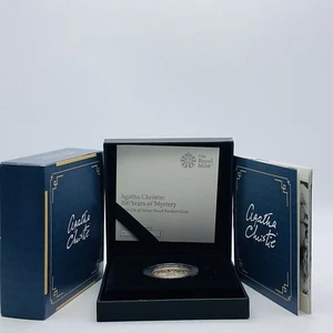RARE 2020 ROYAL MINT AGATHA CHRISTIE PIEDFORT £2 TWO POUNDS SILVER PROOF COIN - Picture 1 of 8