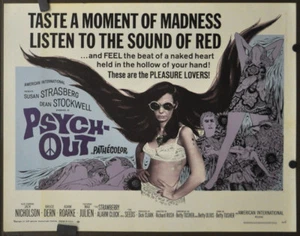 PSYCH-OUT 1968 ORIGINAL 22X28 MOVIE POSTER SUSAN STRASBERG JACK NICHOLSON - Picture 1 of 1