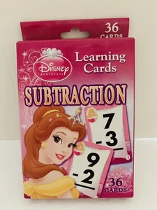 Disney Princess Bella Subtraction 36 Learning Cards - Picture 1 of 7