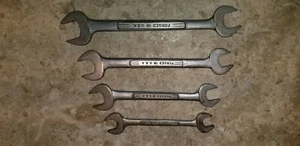 4pcs Craftsman Open End Wrench Set 1/2" 7/8" =V= Forged USA Made - Picture 1 of 6