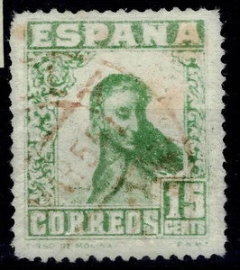 NE Tirso de Molina usado no expendido 15 cts sello raro Spain - Imagen 1 de 1