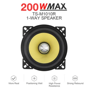 1 Piece 4 Inch Coaxial Speaker Metal & Magnet Music Stereo Full Range Frequency - Picture 1 of 12