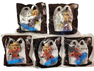 (5) McDonald’s Happy Meal Toys Marvel Superheroes Eternals Kingo & Makkari Lot - Picture 1 of 5