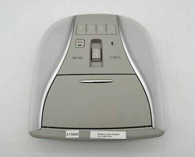 OEM 14-20 Infiniti QX60 JX35 Consola Superior Domo Luz Lámpara Techo Corredizo Interruptor SOS Foto 1 de 4
