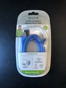 Belkin A3L850A07-BLU-S Fastcat 5e Premium Snagless Networking Cable 7ft blue Vf2 - Picture 1 of 3