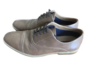 Parker and Sky Men's Leather Lace Up Brown Shoes Size 12 Pre-Owned - Picture 1 of 6