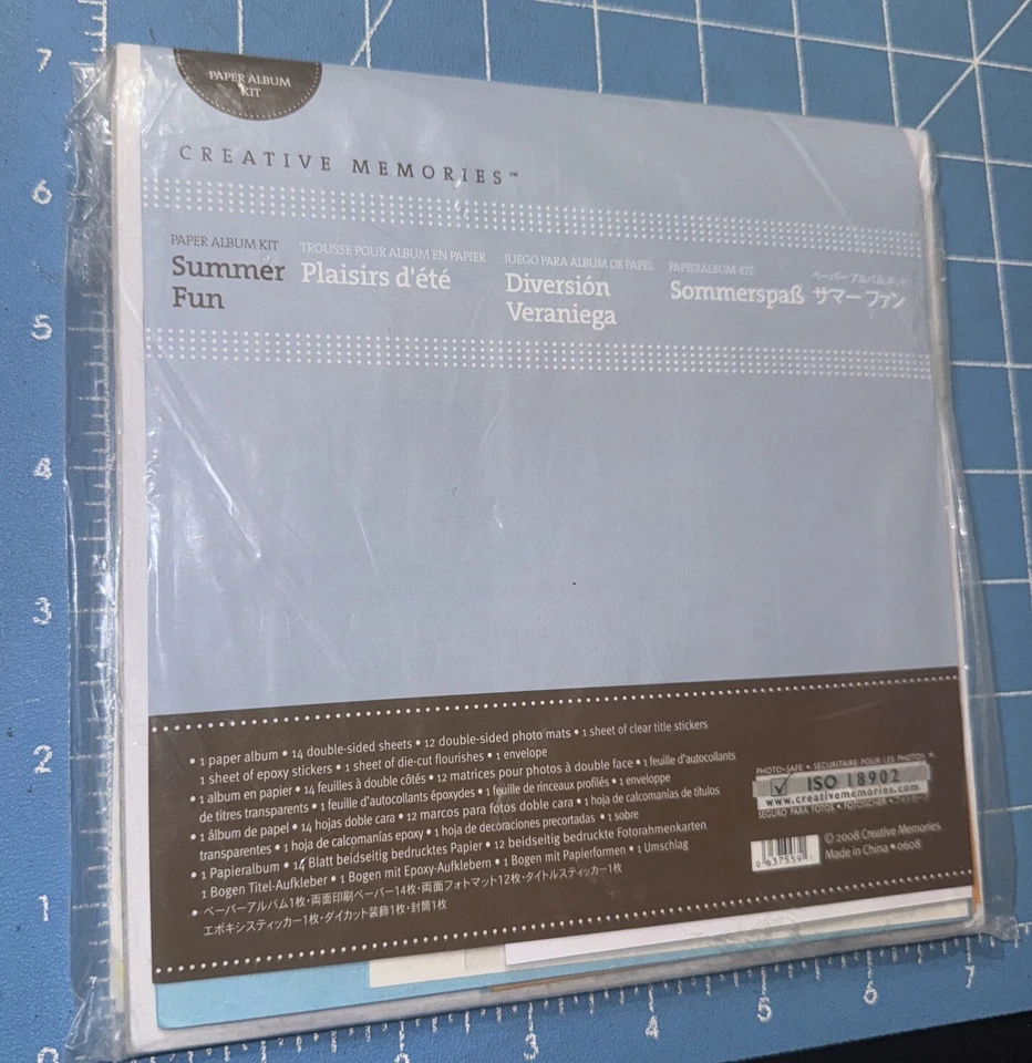 KIT ÁLBUM PAPEL RECUERDOS CREATIVOS 2008 - Summer Fun Foto 1 de 4