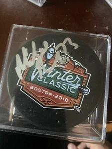 michael ryder autograph hockey puck - Picture 1 of 1
