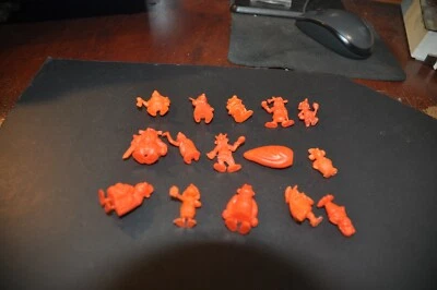 15 DARGAUD ASTERIX orange PLASTIC MONOCHROME FIGURINE 1970'S Foto 1 de 4