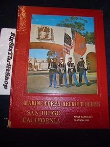 Marine Corps Recruit Depot MCRD USMC San Diego, CA 1973 Yearbook 1033 Bootcamp - Bild 1 von 1