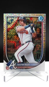 2025 Bowman Chrome Austin Riley Mojo Refractor #25 Atlanta Braves - Bild 1 von 2