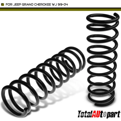 2Pcs Suspension Coil Springs for Jeep Grand Cherokee WJ 99-04 Front Left & Right - Imagem 1 de 4