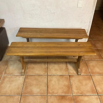 2 BANCS DESIGN MONTAGNES CHALETS  DLG CHARLOTTE PERRIAND, PIERRE CHAPO ......... - Photo 1/4