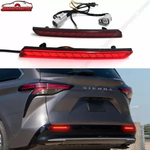 Lámpara antiniebla de freno trasera LED para Toyota Sienna 2021-2023 señal de giro DRL - Imagen 1 de 12