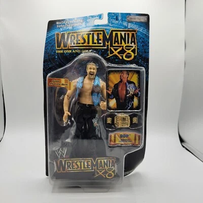 WWE DDP Wrestlemania X8 Wrestling Figure w/ Gold Plated Belt Jakks New 2002 - Image 1 of 2