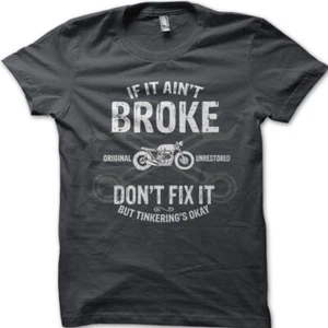 Motorrad Biker Cafe Racer Custom Bike Geschenk für ihn Papa T-Shirt 9093 - Bild 1 von 11