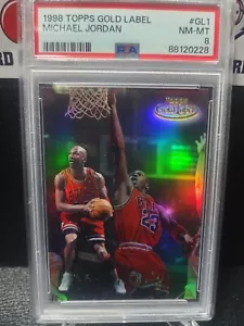 1998 Topps Gold Label MICHAEL JORDAN #GL1 PSA 8 - Picture 1 of 2