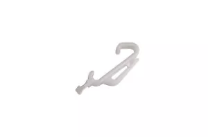 SPEEDY STREAMLINE OR SATINLINE CURTAIN TRACK GLIDERS WHITE OR CLEAR PACK OF 10 - Picture 1 of 1