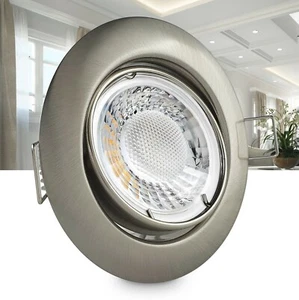 LED Einbaustrahler Einbauleuchte Deckenspot Leuchten flach 24mm Set dimmbar 230V - Bild 1 von 9