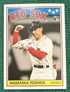2023 TBT 23 1988 Topps UK #68 ⚾️ Masataka Yoshida RC ⚾️ BoSox SP Photo Variation - Picture 1 of 7