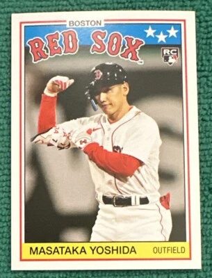 2023 TBT 23 1988 Topps UK #68 ⚾️ Masataka Yoshida RC ⚾️ BoSox SP Photo Variation - Image 1 of 4