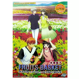 Anime DVD Fruits Basket Season 1-3 Complete Collection English Dub - Imagen 1 de 20