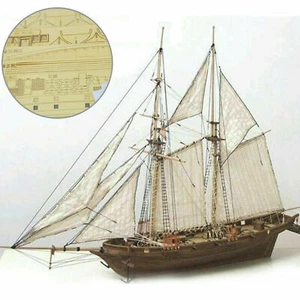 DIY Sailing Boat Model Ship Assembly Classical Wooden Decoration Wood Kits Gift - Picture 1 of 7