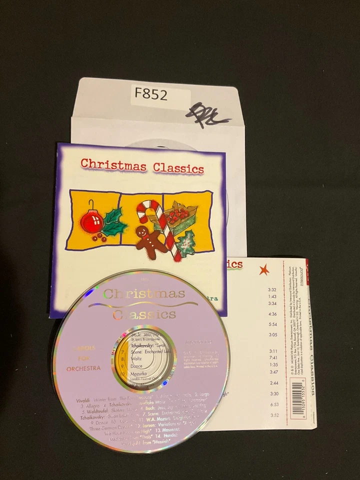 Christmas Classics- Carols for Orchestra - Music CD No Case No Tracking #F852 Foto 1 de 1