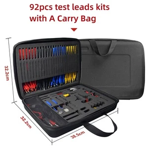 92PCS Multimeter Terminal Test Leads Kit Alligator Clip Auto Circuit Diagnostic - Picture 1 of 14